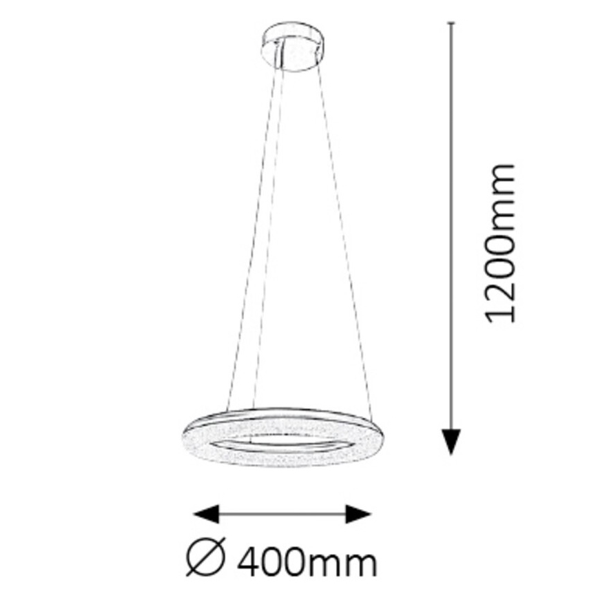 Rabalux - LED Димируем Полилей LED/24W/230V