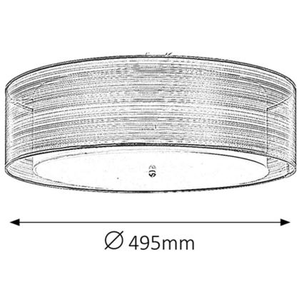 Rabalux - Плафон 3xE14/25W/230V Ø 49,5 см