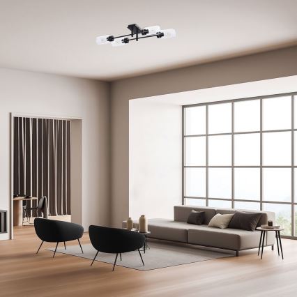 Rabalux - Полилей за повърхностен монтаж 4xE27/40W/230V
