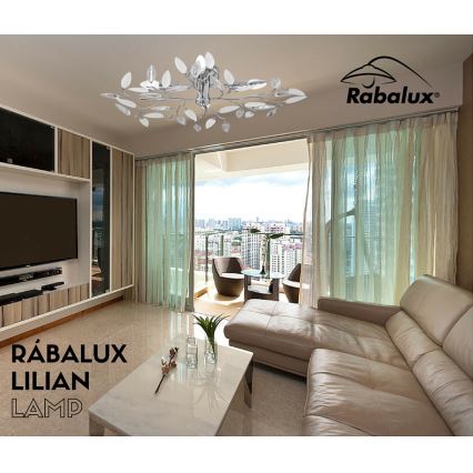 Rabalux - Таванно осветително тяло 4xE14/40W/230V 46,5x69,5 см
