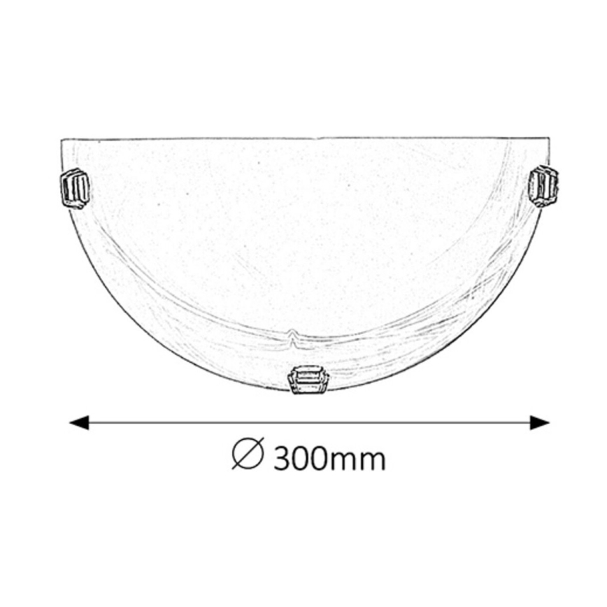 Rabalux - Аплик 1xE27/60W/230V с алабастрово стъкло