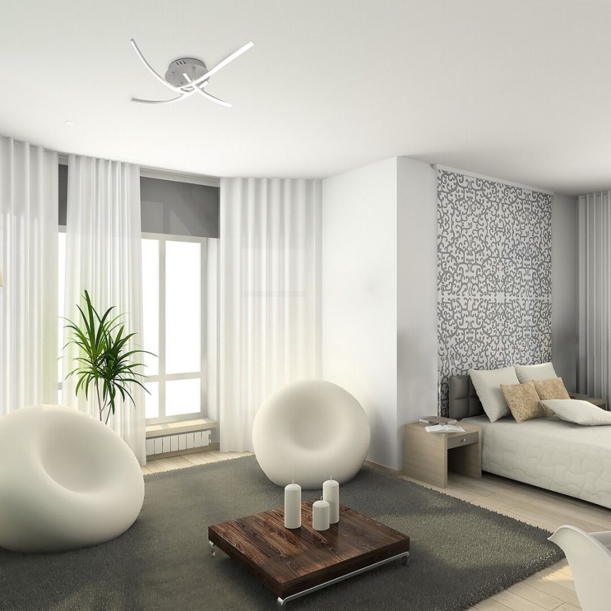 Rabalux - LED Полилей за повърхностен монтаж 4xLED/30W/230V 4000K