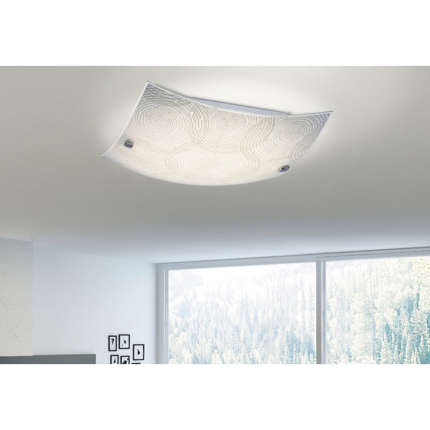 Rabalux - LED Плафониера LED/18W/230V 39,5x39,5 см бял