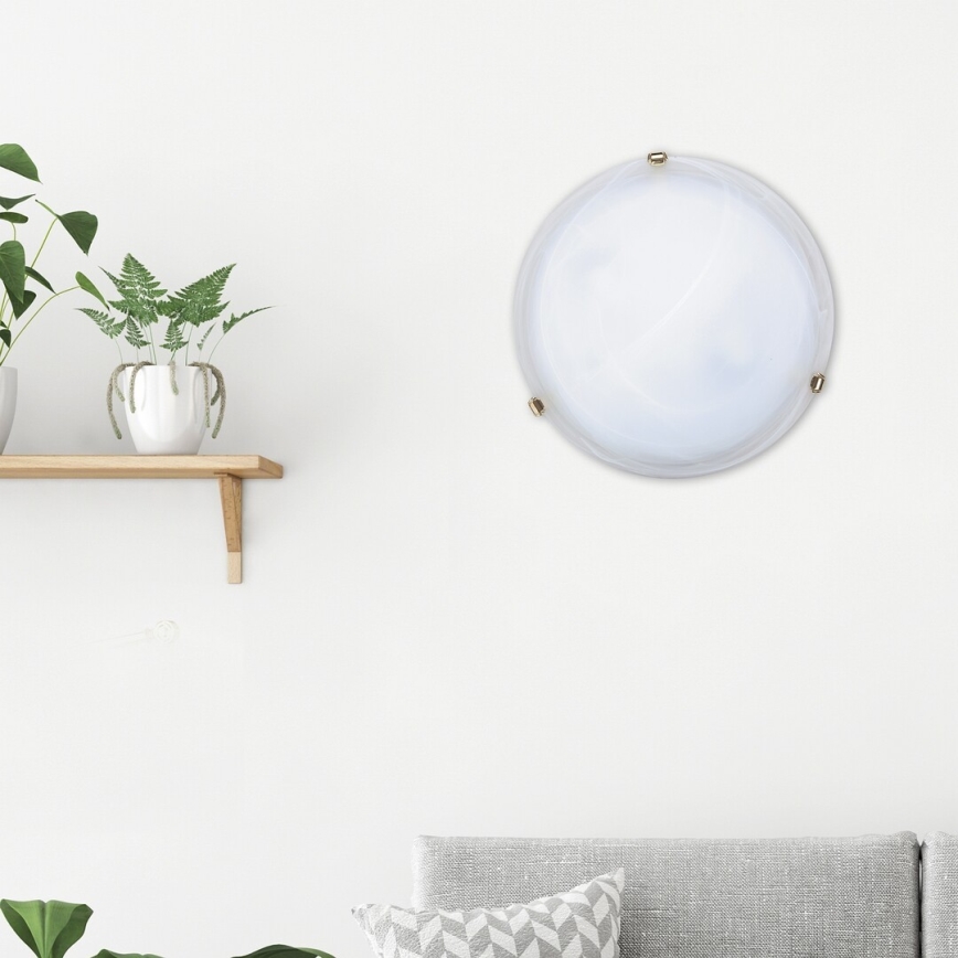 Rabalux - Плафон 2xE27/60W/230V с алабастрово стъкло