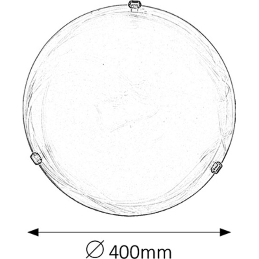 Rabalux - Таванно осветително тяло 2xE27/60W/230V алабастрово стъкло