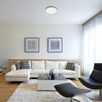 Rabalux - LED таванно осветително тяло LED/36W/230V Ø 40 см сребристо