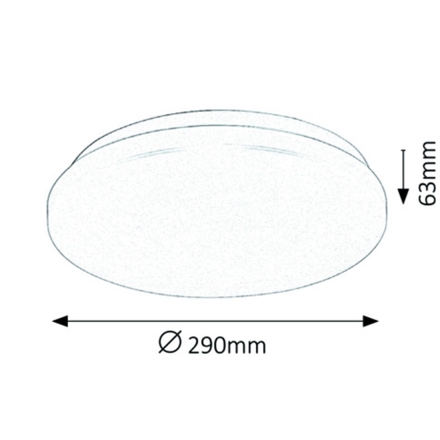Rabalux - LED таванно осветително тяло LED/20W/230V Ø 29 cm