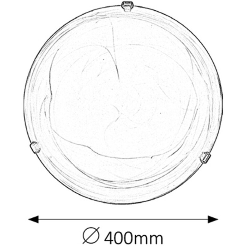 Rabalux - Плафон 2xE27/60W/230V алабастрово стъкло