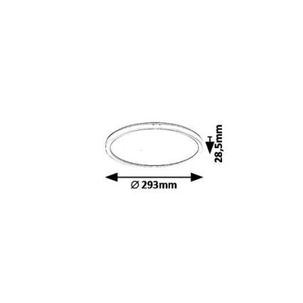 LED Димируема  Таванна лампа LED/18W/230V