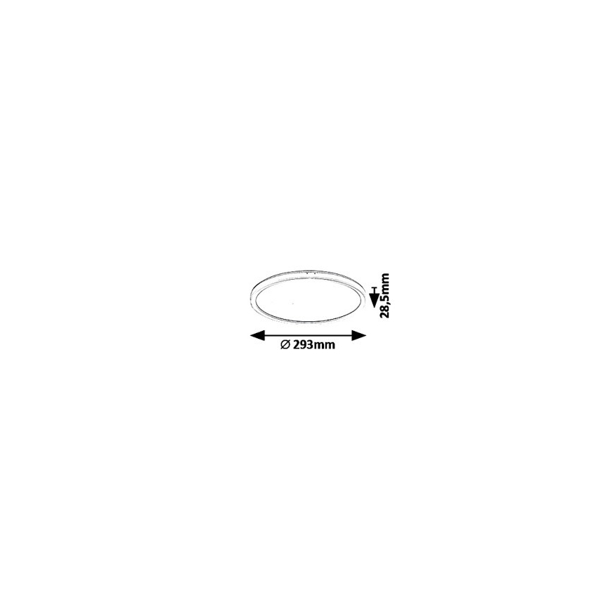 LED Димируема  Таванна лампа LED/18W/230V