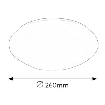 Rabalux - LED За баня Лампа за таван LED/12W/230V IP44