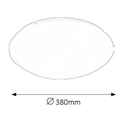 Rabalux - LED За баня Лампа за таван LED/24W/230V IP44