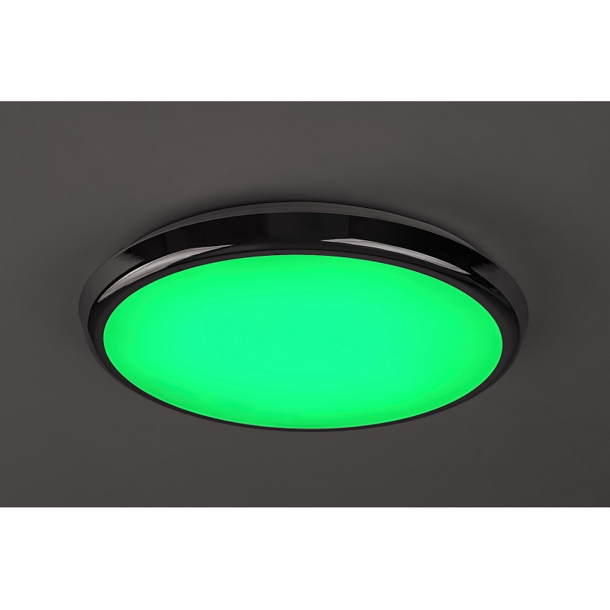 Rabalux - LED RGB Димируем плафон за баня LED/18W/230V Ø 30 cm 3000-6500K IP44 + дистанционно управление