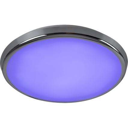 Rabalux - LED RGB Димируем плафон за баня LED/18W/230V Ø 30 cm 3000-6500K IP44 + дистанционно управление