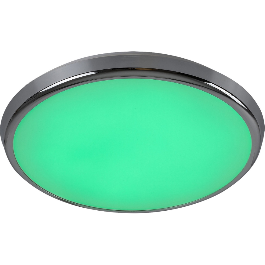 Rabalux - LED RGB Димируем плафон за баня LED/18W/230V Ø 30 cm 3000-6500K IP44 + дистанционно управление