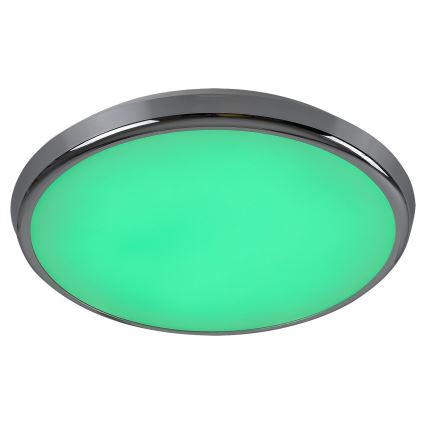 Rabalux - LED RGB Димируем плафон за баня LED/18W/230V Ø 30 cm 3000-6500K IP44 + дистанционно управление