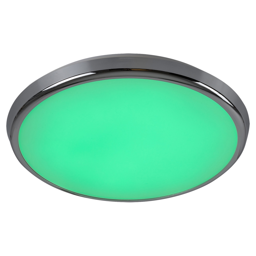 Rabalux - LED RGB Димируем плафон за баня LED/18W/230V Ø 30 cm 3000-6500K IP44 + дистанционно управление