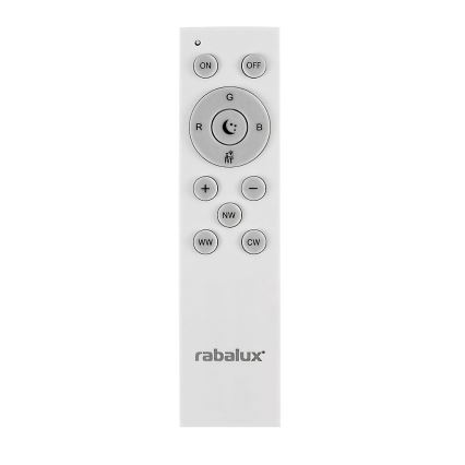 Rabalux - LED RGB Димируем плафон LED/40W/230V 2700-6500K Wi-Fi Tuya  + дистанционно управление