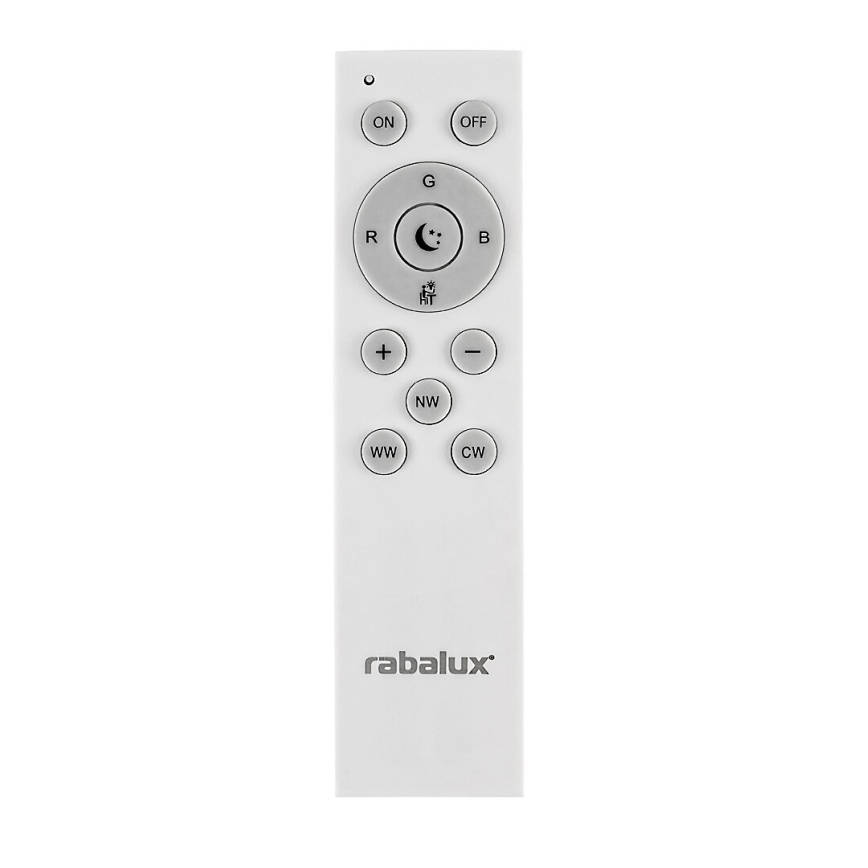 Rabalux - LED RGB Димируем плафон LED/40W/230V 2700-6500K Wi-Fi Tuya  + дистанционно управление