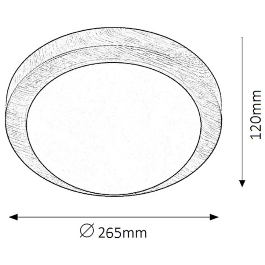 Rabalux - Плафон 1xE27/40W/230V