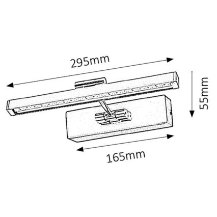 Rabalux - LED Лампа за картина LED/5W/230V