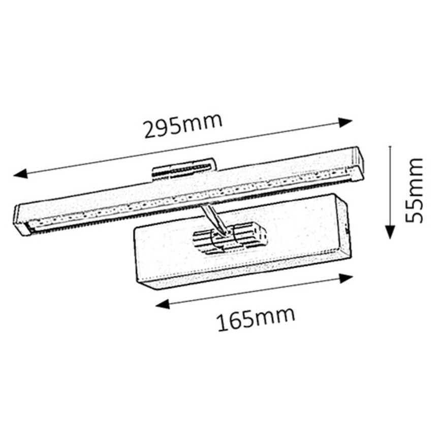 Rabalux - LED Лампа за картина LED/5W/230V