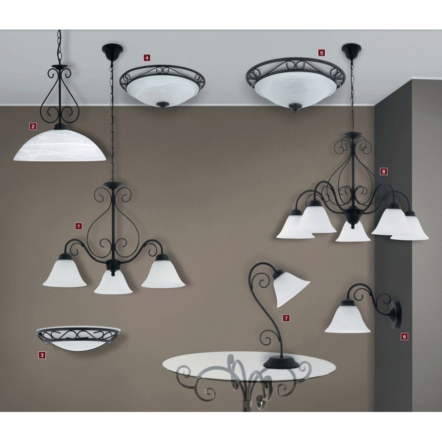 Rabalux - Стенно осветително тяло 1xE14/60W/230V