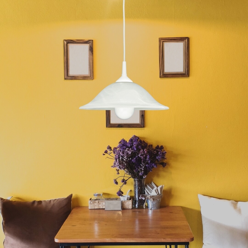 Rabalux - Полилей 1xE27/60W/230V алабастрово стъкло