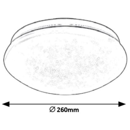 Rabalux - LED Плафониера LED/12W/230V Ø 26 см