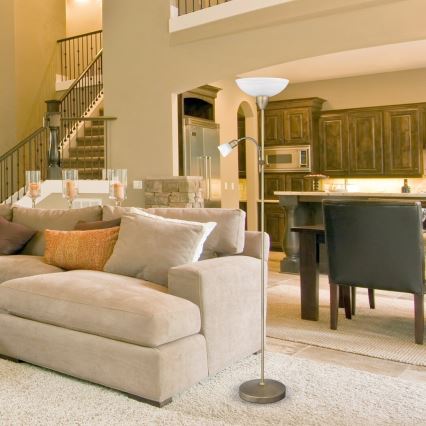 Rabalux - Стояща лампа 1xE27/60W+1xE14/40W