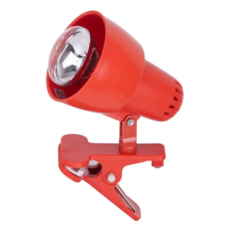 Rabalux 4358 - Лампа с щипка (скоба) CLIP 1xE14/40W/230V оранжева