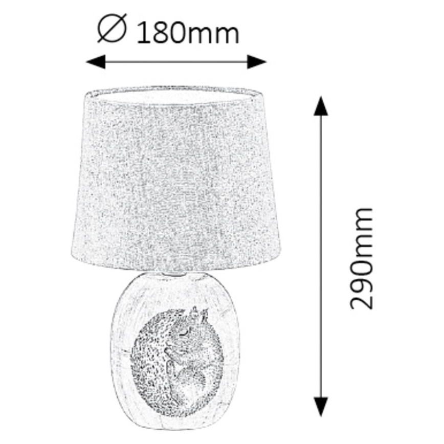 Rabalux - Детска настолна лампа 1xE14/40W/230V