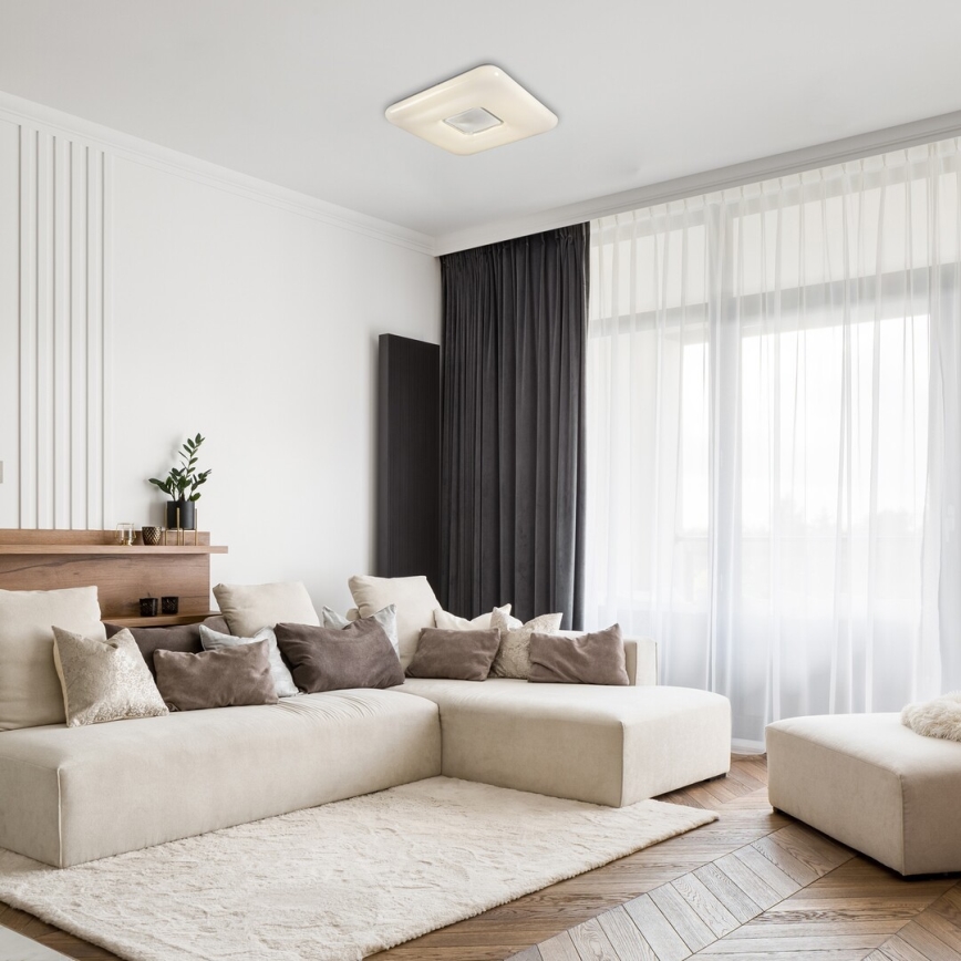 Rabalux - Димируемо LED таванно осветително тяло LED/70W/230V + с дистанционно управление 44x44 cm