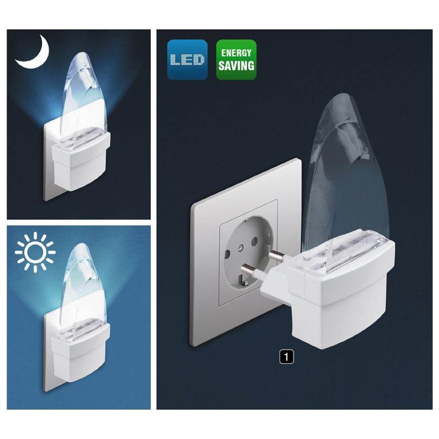 Rabalux - LED лампа за контакт 1xLED/0,5W/230V