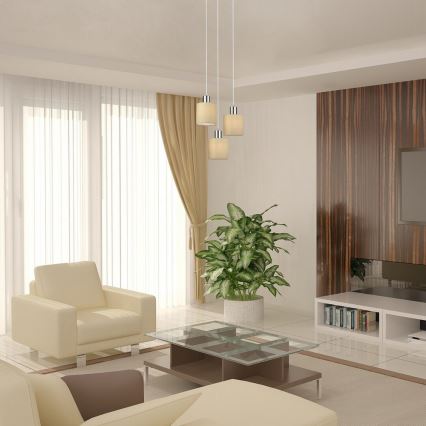 Rabalux 5012 - Полилей на въже NATINA 3xE14/25W/230V