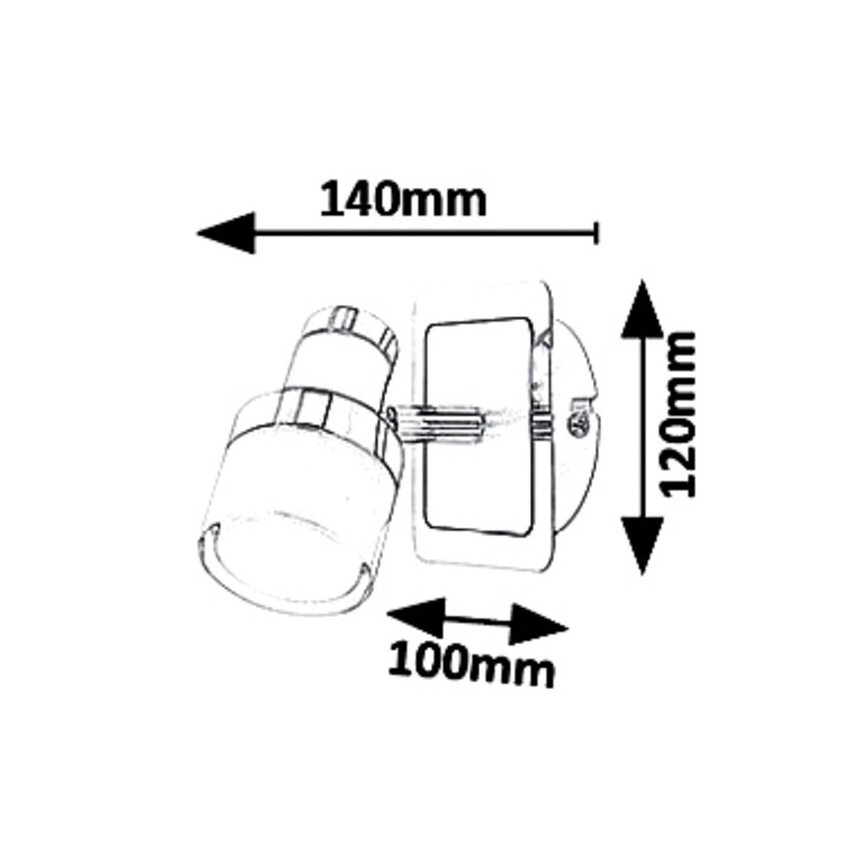 Rabalux 5021 - LED Стенен спот HAROLD LED/5W/230V IP44