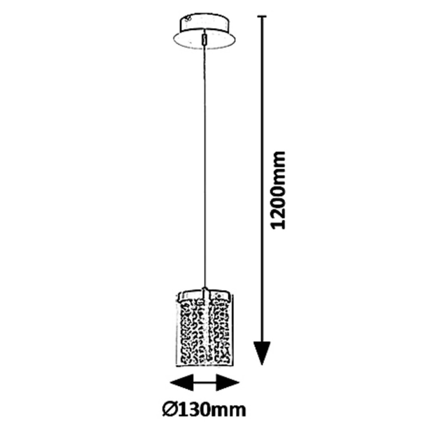 Rabalux 5043 - LED Висящ полилей ASTRELLA LED/6W/230V