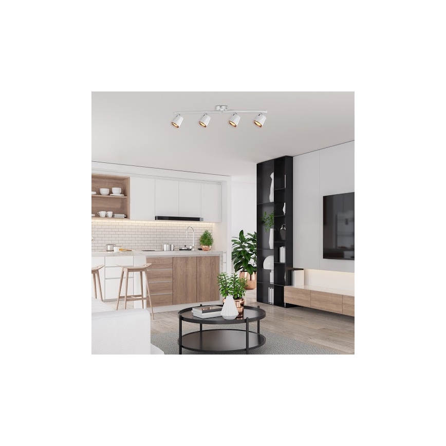 Rabalux 5048 - LED Прожектор, луна SOLANGE 4xLED/6W/230V