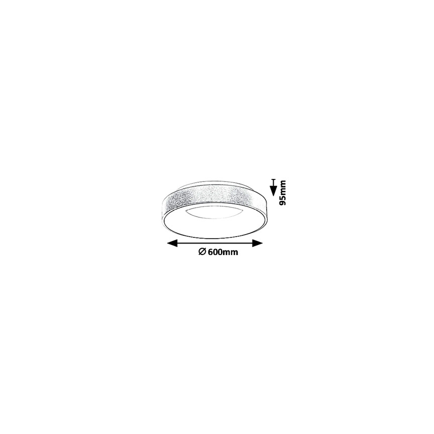 Rabalux - LED Плафониера CARMELA LED/50W/230V Ø 60 см