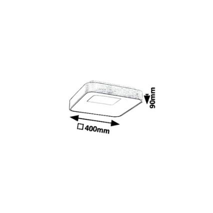 Rabalux - LED Плафониера CARMELA LED/30W/230V 40x40 см