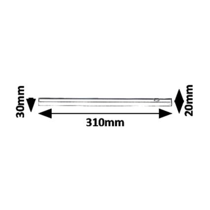 LED Лампа за окачен таван GREG LED/4W/230V