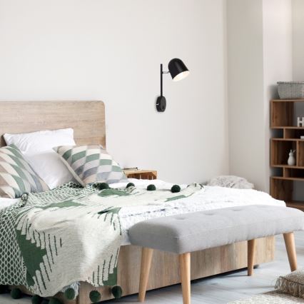 Rabalux - Аплик EGON 1xE14/40W/230V черен