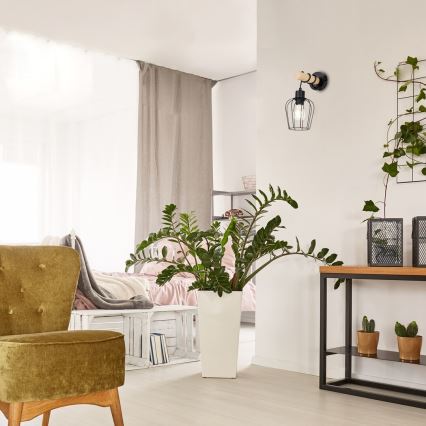 Rabalux - Аплик 1xE27/40W/230V каучуково дърво