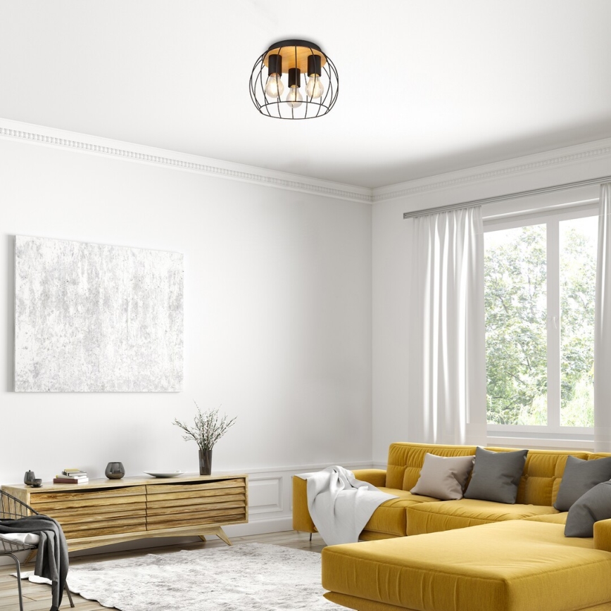 Rabalux - Таванно осветително тяло, 3xE27/25W/230V, Ø 30 см