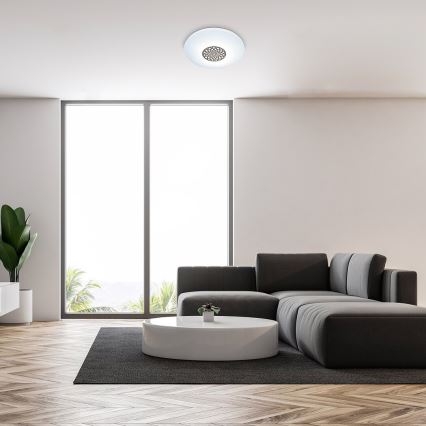 Rabalux - LED RGB Димируем плафон LED/24W/230V 3000-6500K Wi-Fi Tuya Ø 39,5 см + дистанционно управление