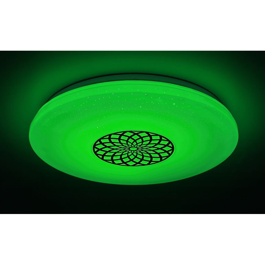 Rabalux - LED RGB Димируем плафон LED/24W/230V 3000-6500K Wi-Fi Tuya Ø 39,5 см + дистанционно управление
