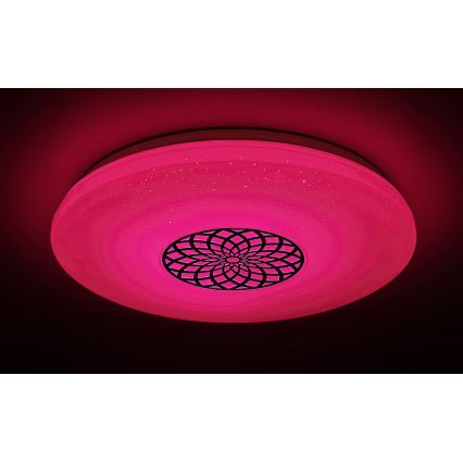 Rabalux - LED RGB Димируем плафон LED/24W/230V 3000-6500K Wi-Fi Tuya Ø 39,5 см + дистанционно управление