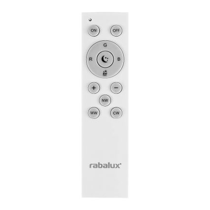 Rabalux - LED RGB Димируем плафон LED/24W/230V 3000-6500K Wi-Fi Tuya Ø 39,5 см + дистанционно управление