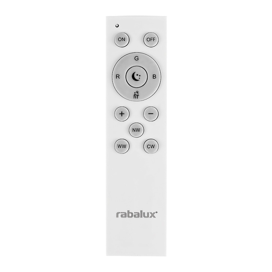 Rabalux - LED RGB Димируем плафон LED/24W/230V 3000-6500K Wi-Fi Tuya Ø 39,5 см + дистанционно управление