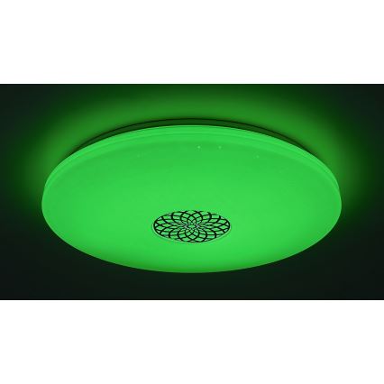 Rabalux - LED RGB регулируемо таванно осветително тяло LED/40W/230V 3000-6500K Wi-Fi Tuya Ø 60 см + дистанционно управление